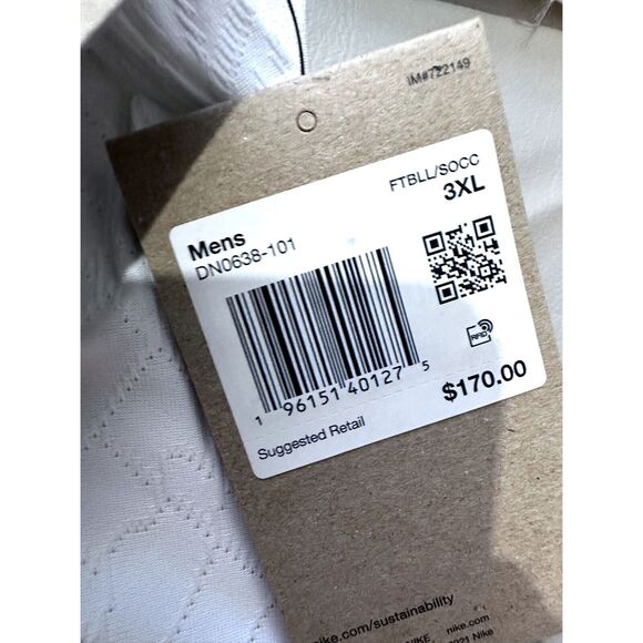 NIKE Men’s 3X USA National Team USMNT soccer 2022/2023 Vapor Jersey DN0638-101 - Picture 9 of 11